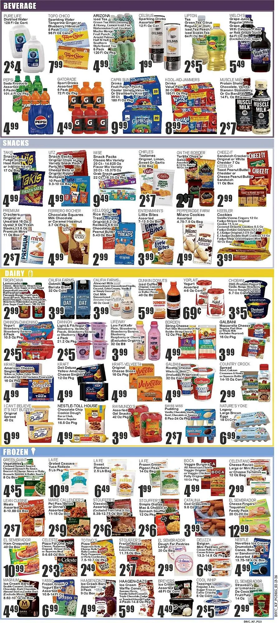 Weekly ad Food Universe circular from February 13 to February 20 2026 - Page 3