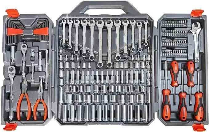 Crescent 180 Piece Professional Tool Set in Tool Storage Case - CTK180