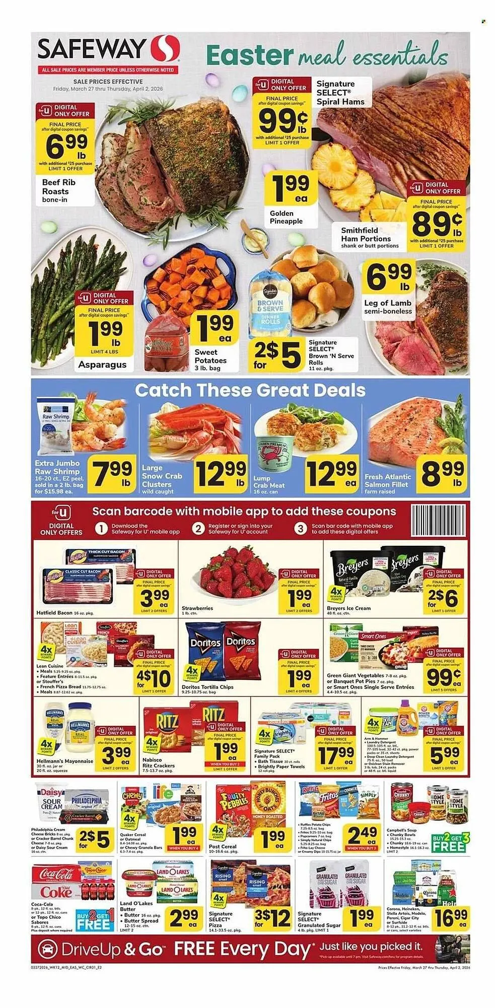 Weekly ad Safeway weekly ad from March 27 to April 2 2026 - Page 1