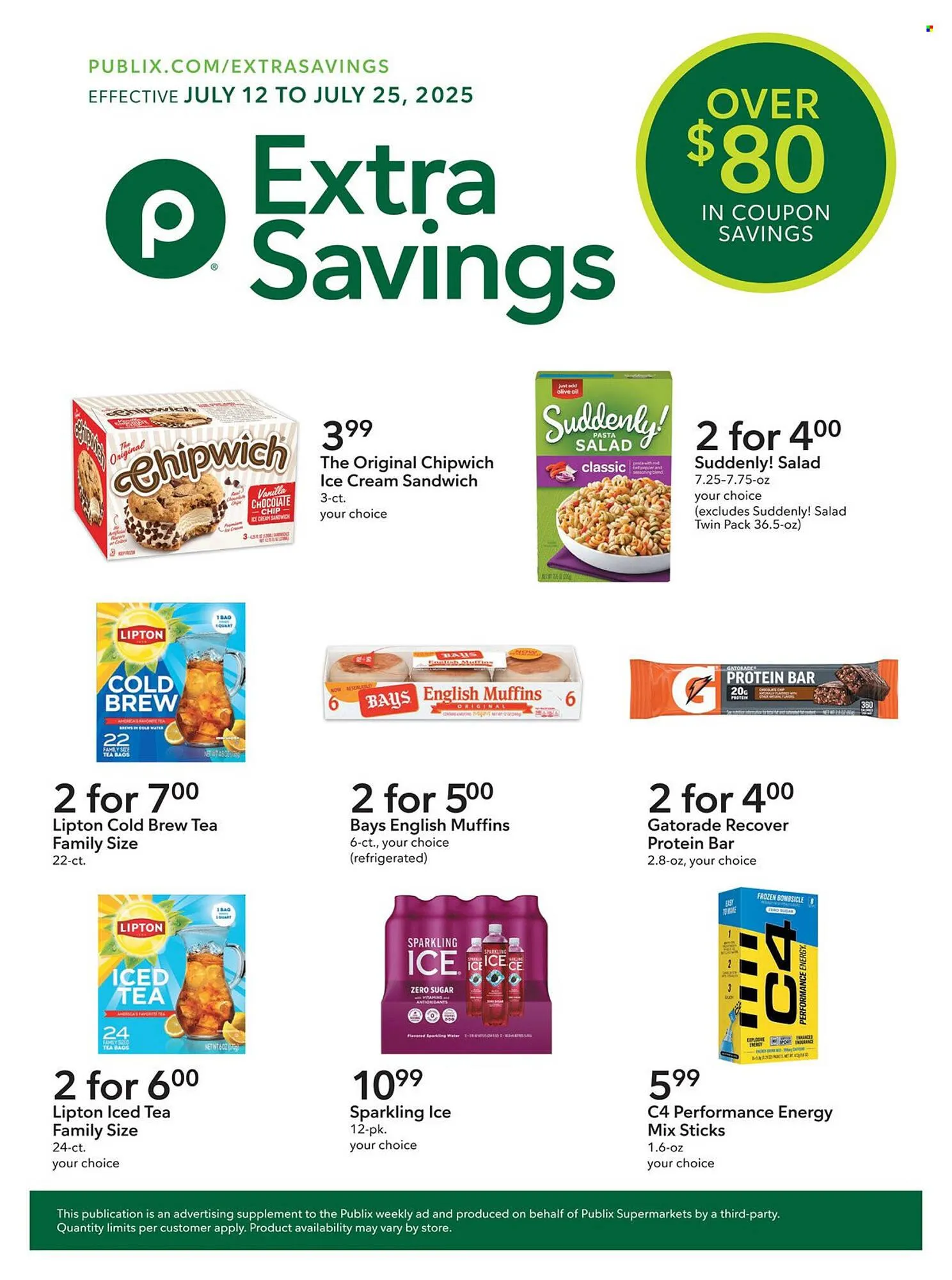 Weekly ad Publix Weekly Ad from July 12 to July 25 2025 - Page 1