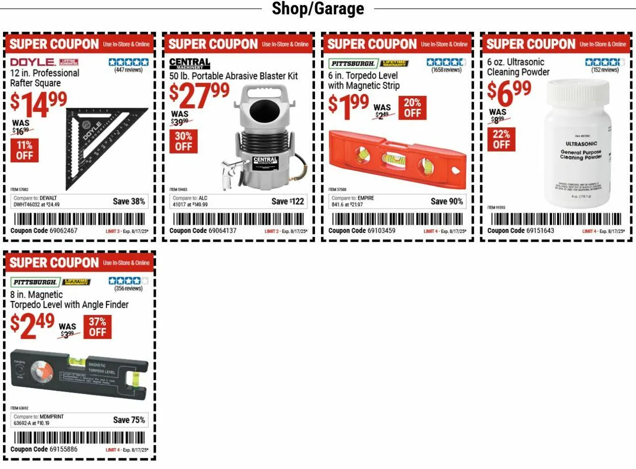 Weekly ad Harbor Freight from August 4 to August 13 2025 - Page 9