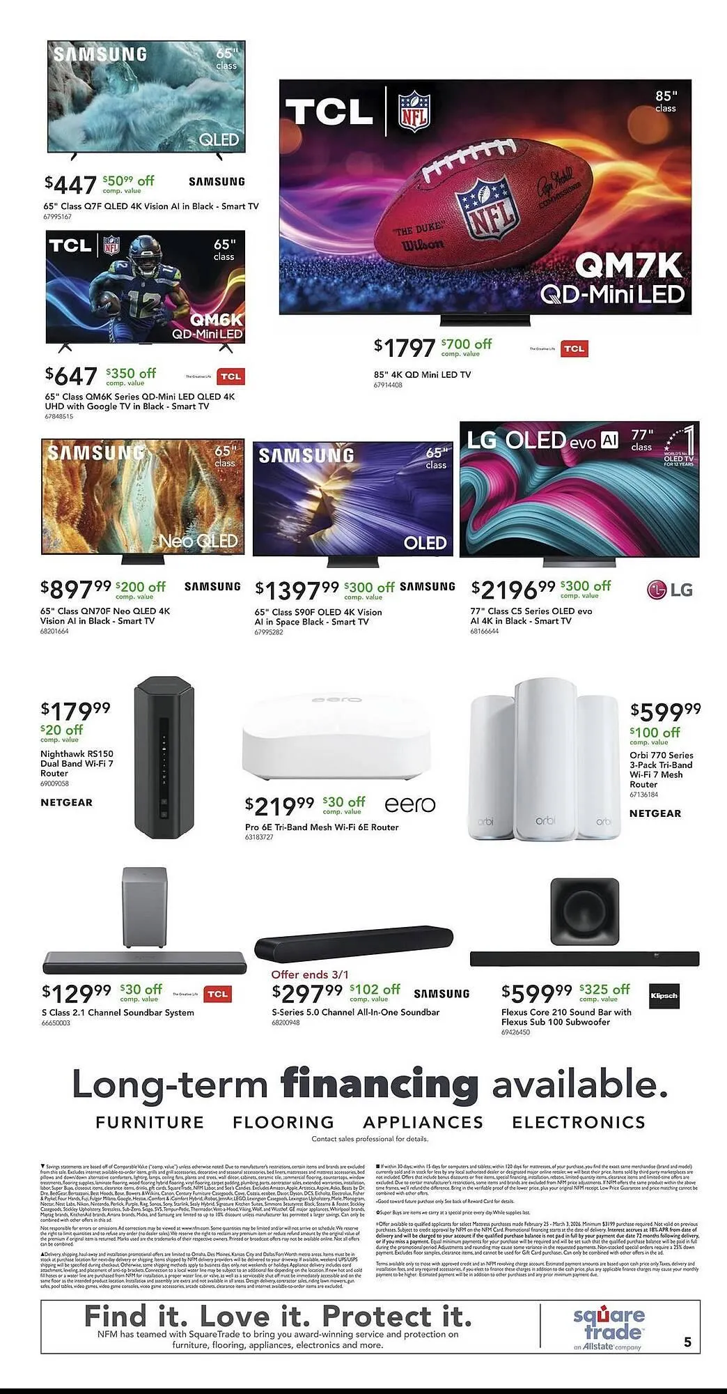 Weekly ad Nebraska Furniture Mart weekly ad from February 25 to March 3 2026 - Page 5