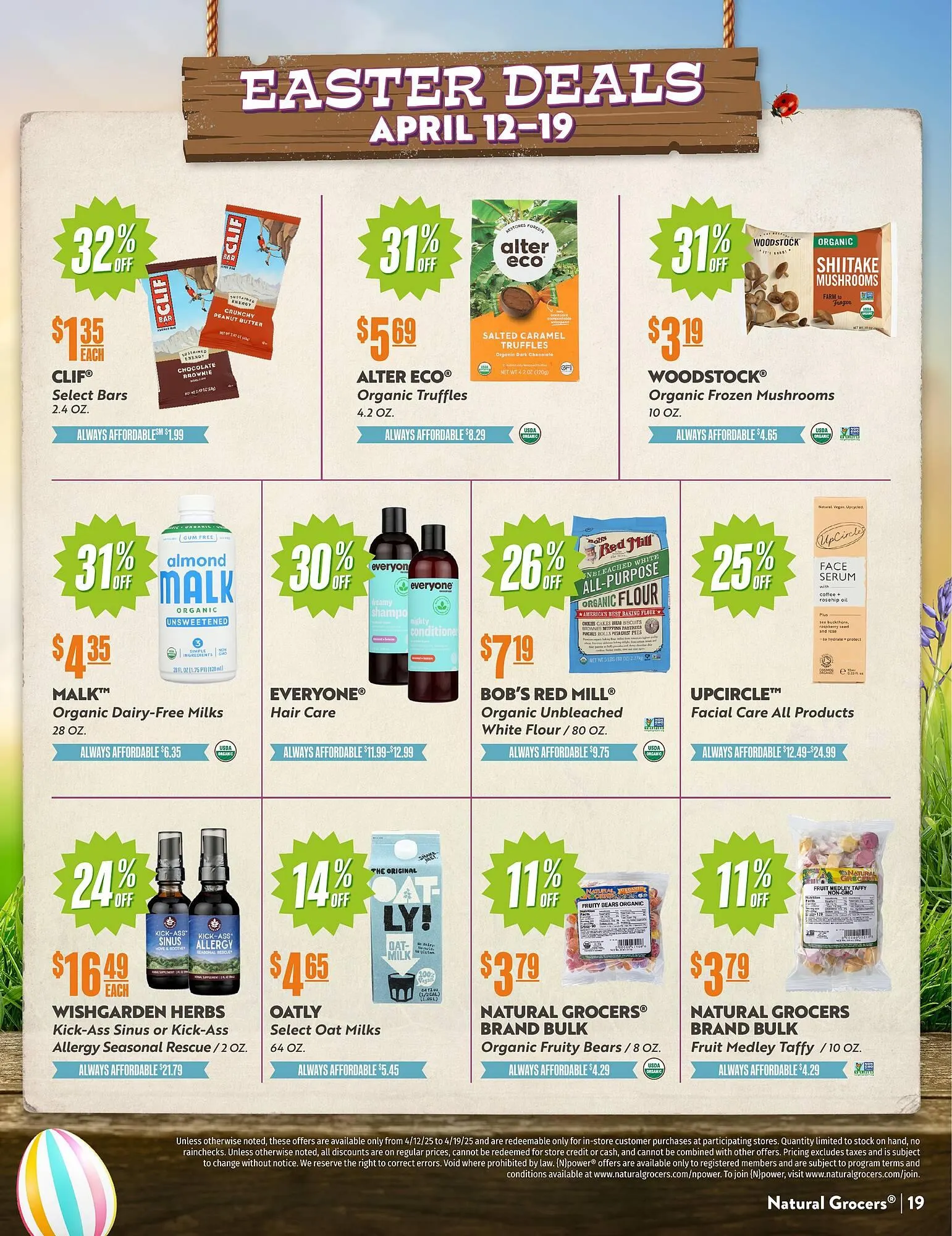 Weekly ad Natural Grocers ad from April 18 to April 26 2025 - Page 19