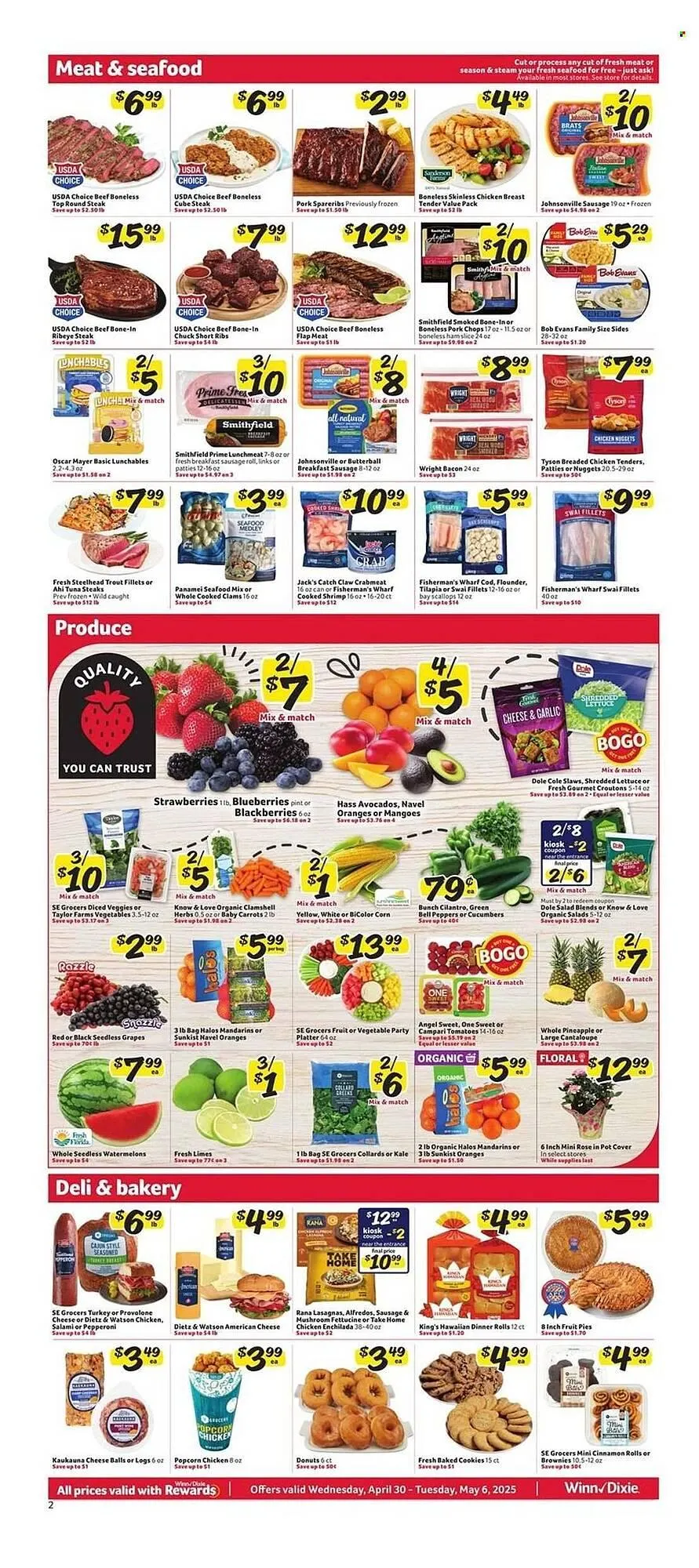 Weekly ad Winn Dixie Weekly Ad from April 30 to May 6 2025 - Page 2
