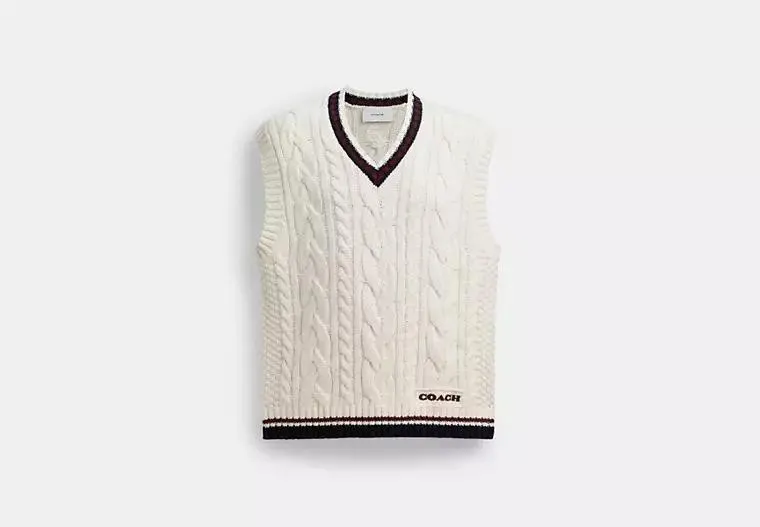Cableknit Sweater Vest