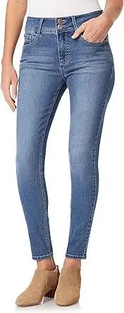 Angels Forever Young Women's Curvy Skinny Jeans