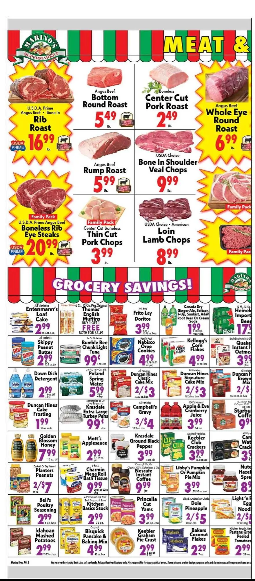 Weekly ad Marino's Supermarket weekly ad from November 14 to November 20 2025 - Page 2