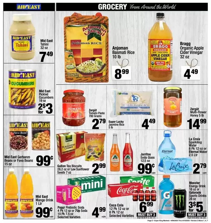 Weekly ad Weekly add Super King Markets from April 9 to April 15 2025 - Page 2