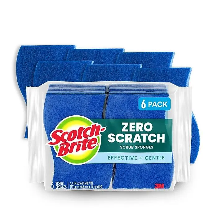 Scotch-Brite Zero Scratch Scrub Sponge,