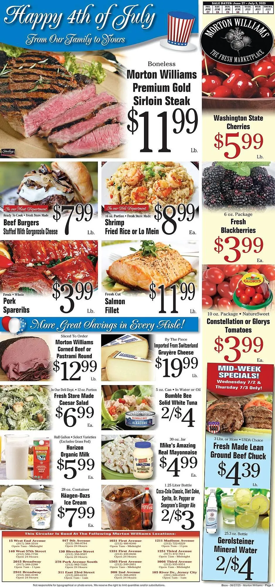 Morton Williams Weekly Ad - 1