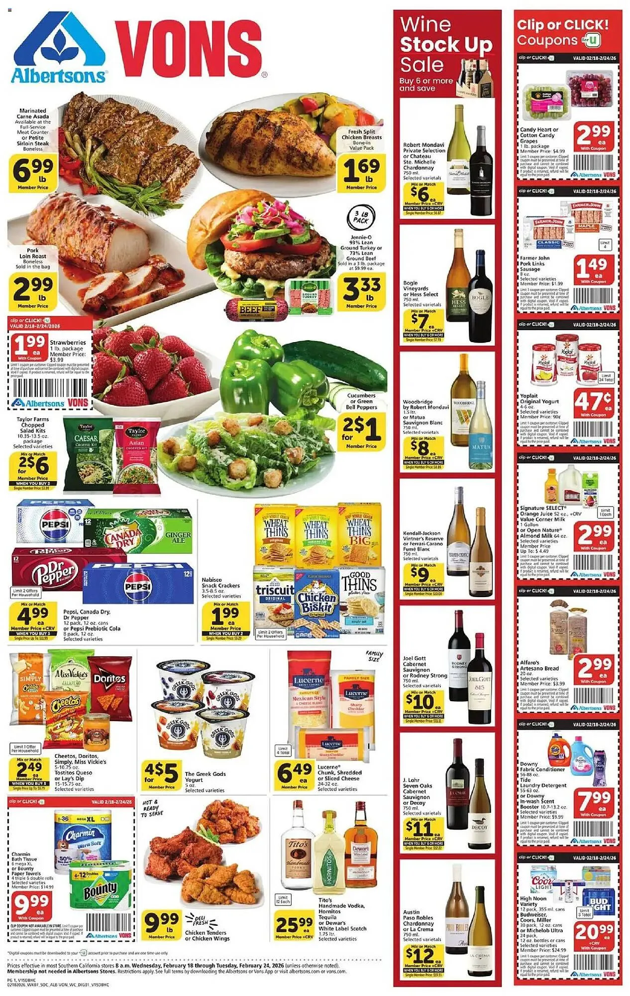 Vons weekly ad - 1