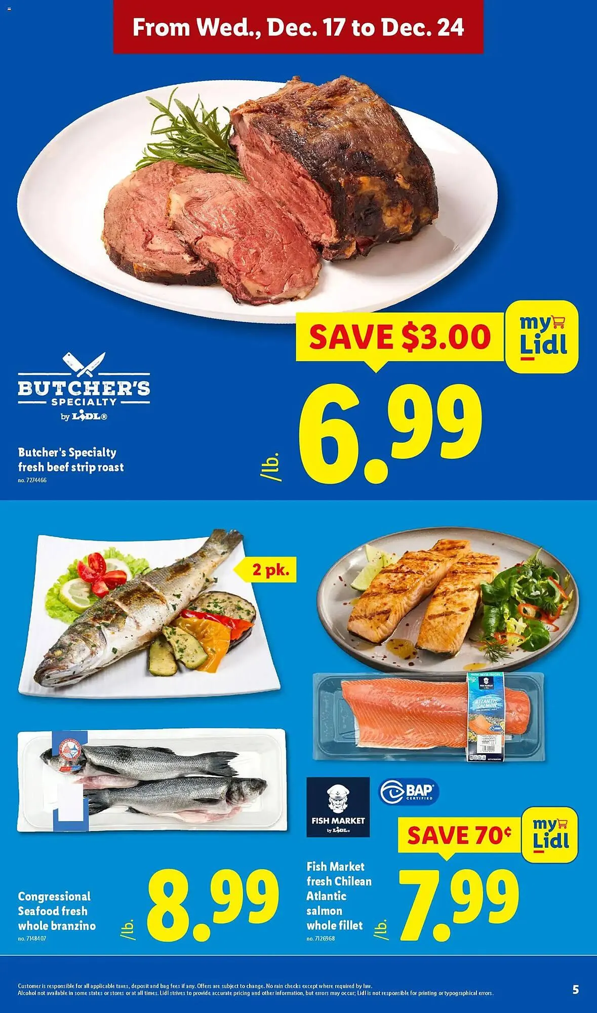 Weekly promotion Lidl weekly ad spanning from December 17 to December 24 2025 - Page 5 for Catalogue 365