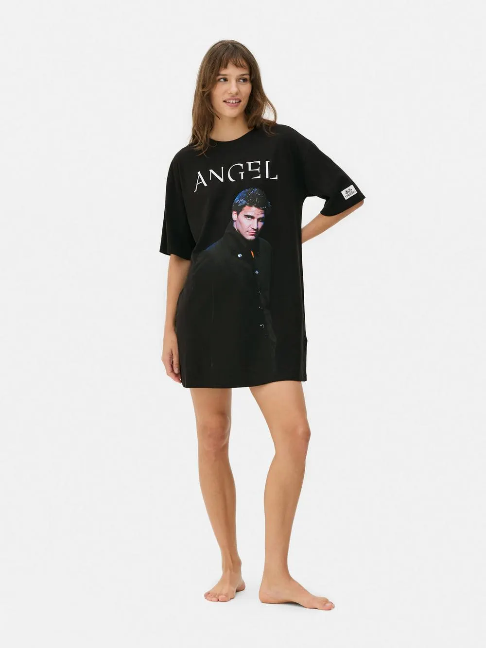 „Buffy“ Nachthemd mit Grafik im Oversized-Look