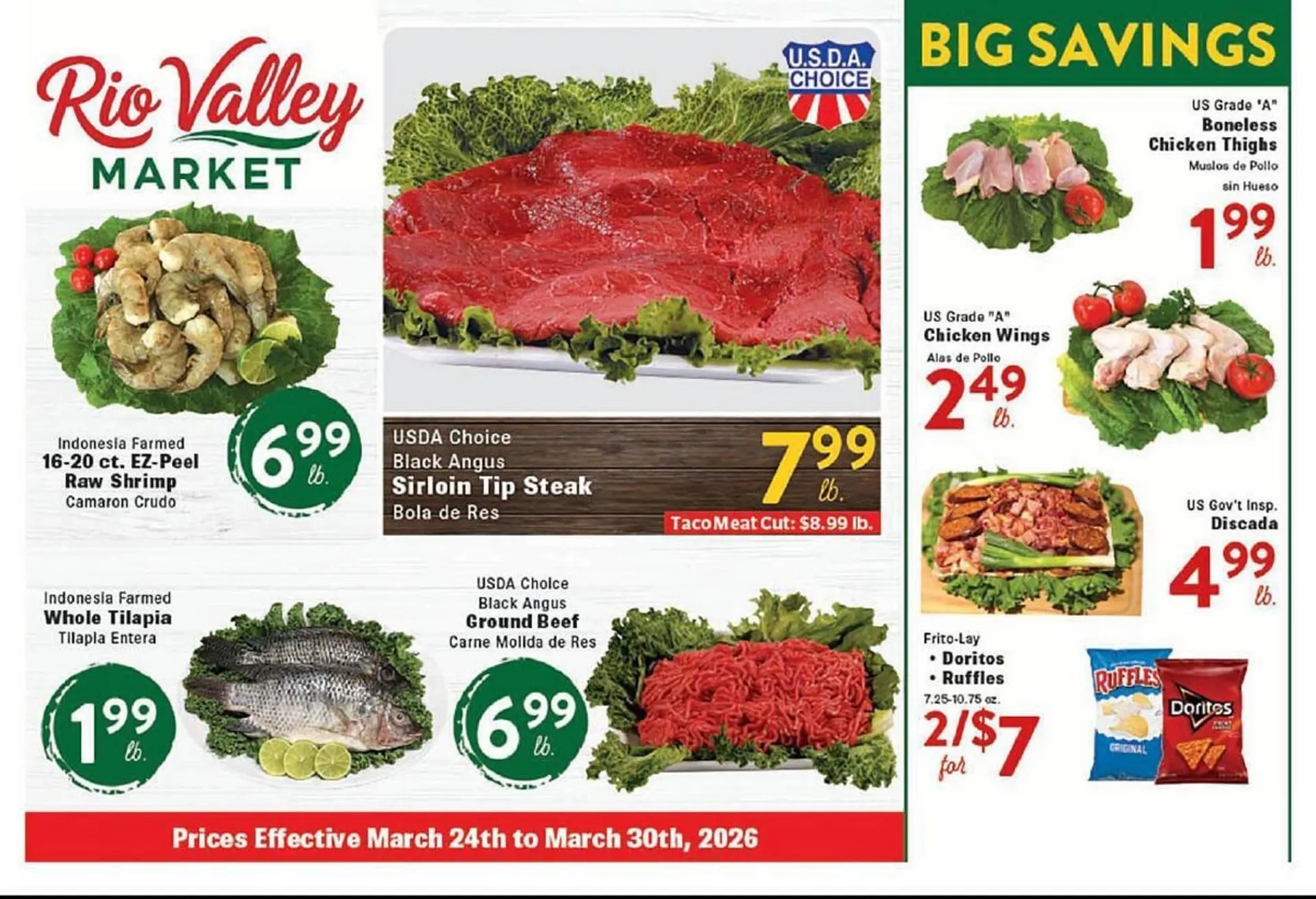 Weekly ad Rio Valley Market weekly ad from March 24 to March 30 2026 - Page 1