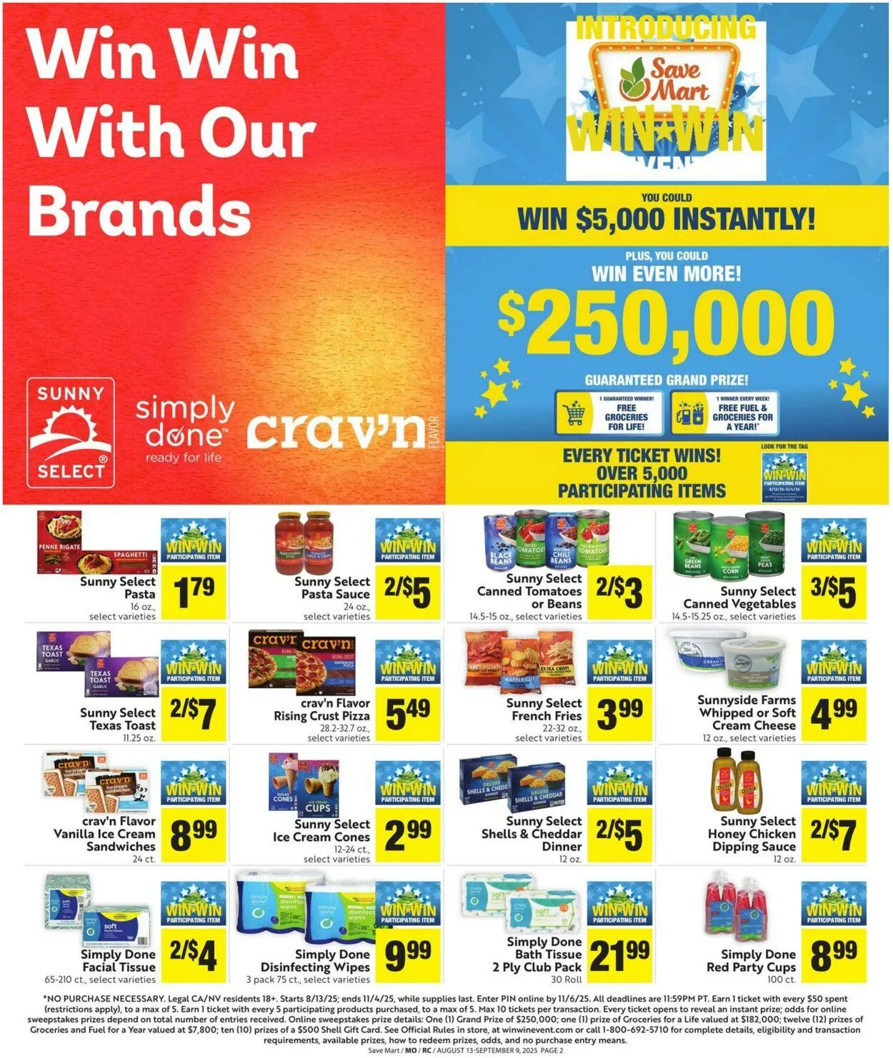 Weekly ad Save Mart Current weekly ad from August 13 to September 9 2025 - Page 2