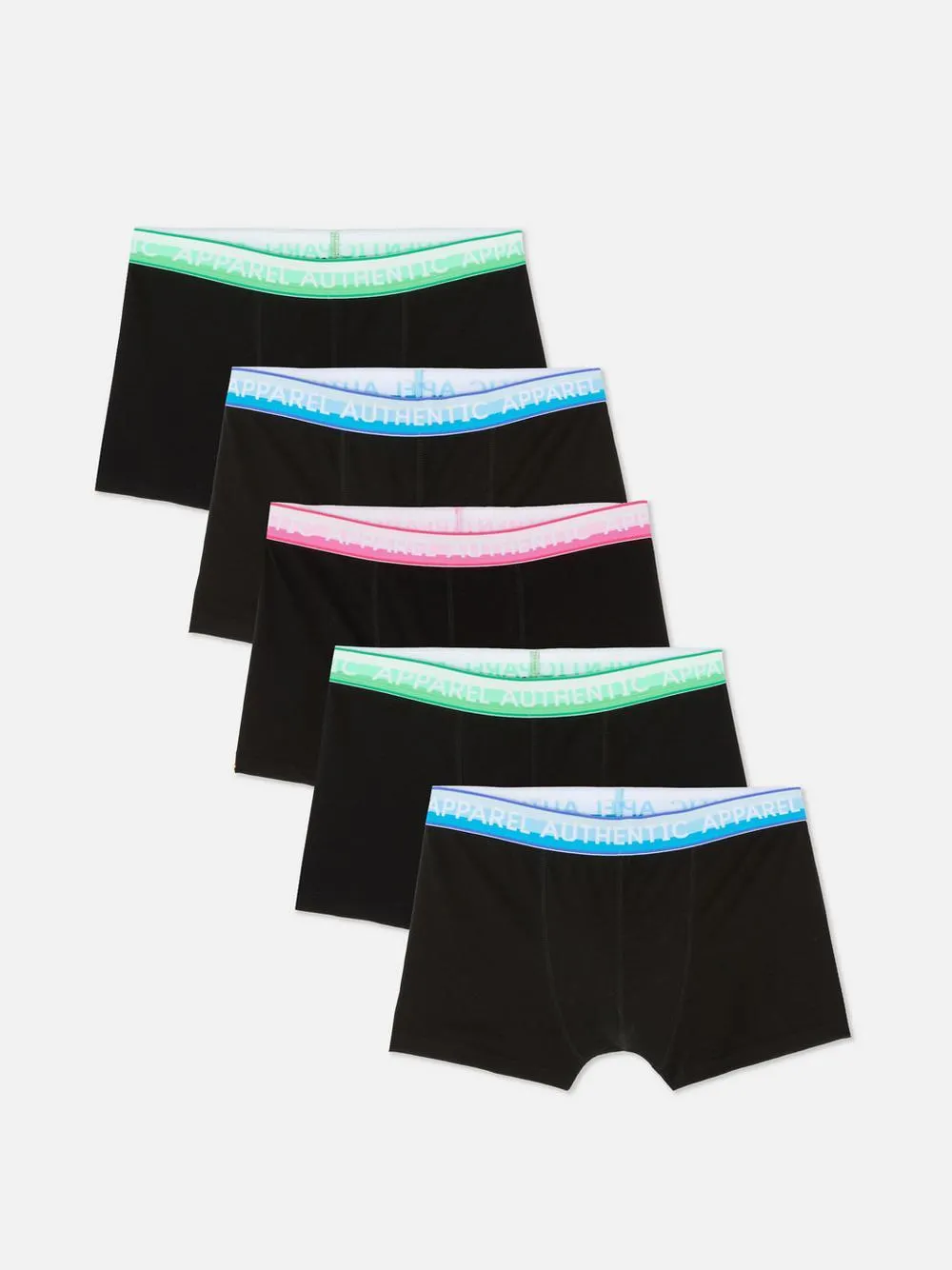 5-Pack Pastel Waistband Boxer Briefs