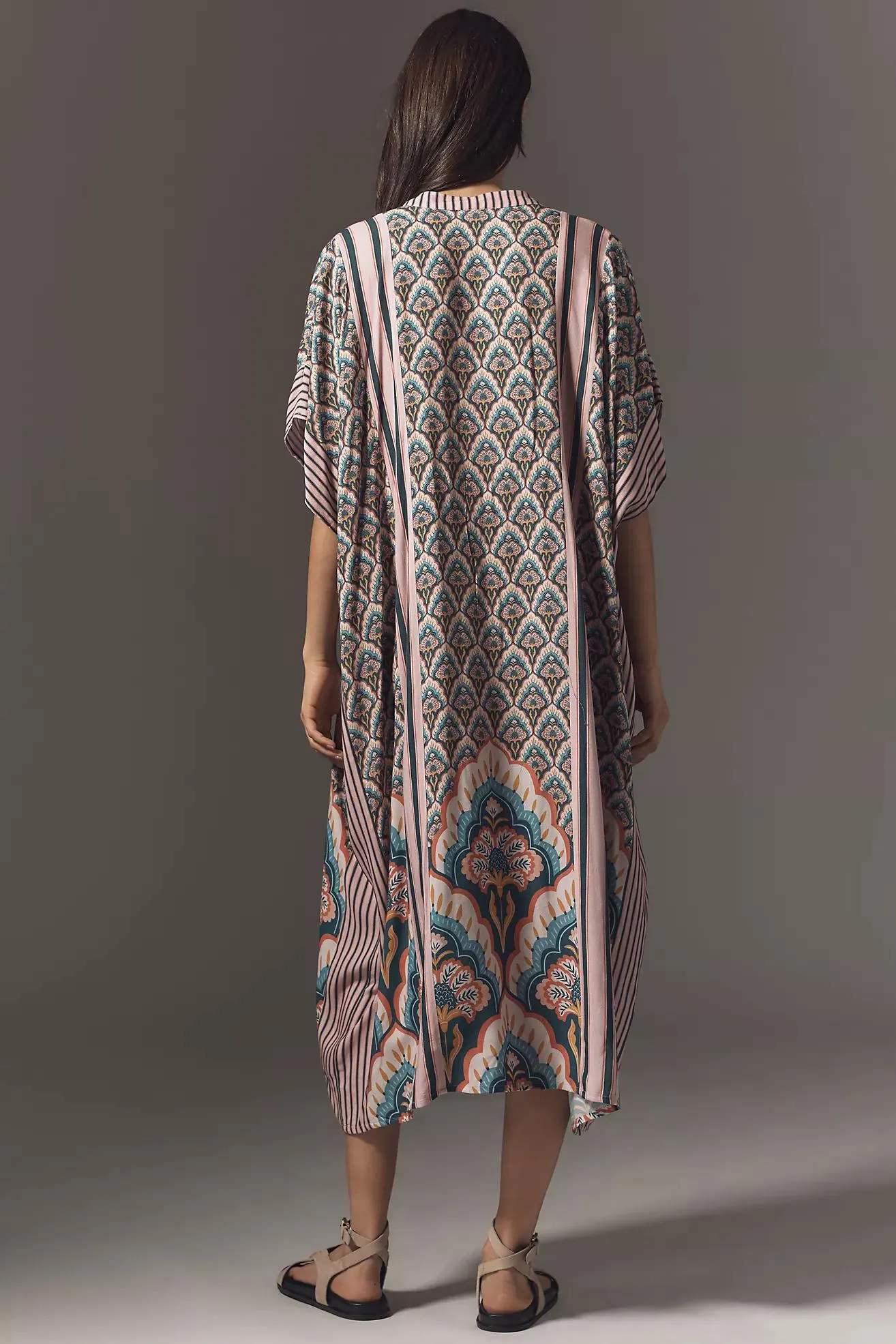 Conditions Apply Striped Kaftan