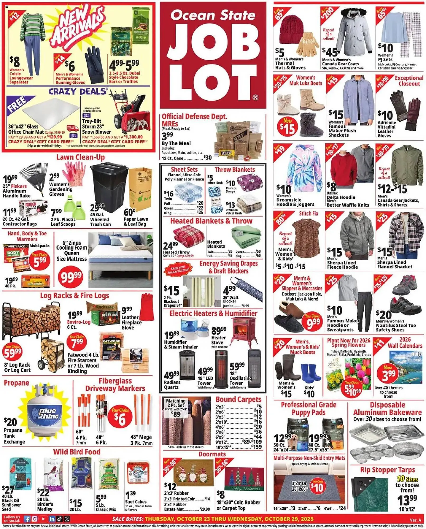 Ocean State Job Lot flyer - 1