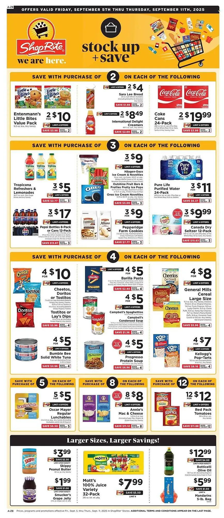 Weekly ad ShopRite flyer from September 5 to September 11 2025 - Page 1