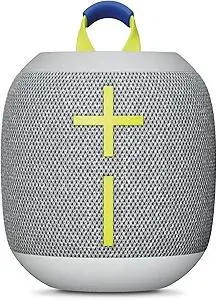 Ultimate Ears WONDERBOOM 4 Outdoor Speakers Bluetooth Waterproof with Big Bass & 360-Degree Sound, Dustproof Floating Wireless Speaker, 131ft Range - Gray