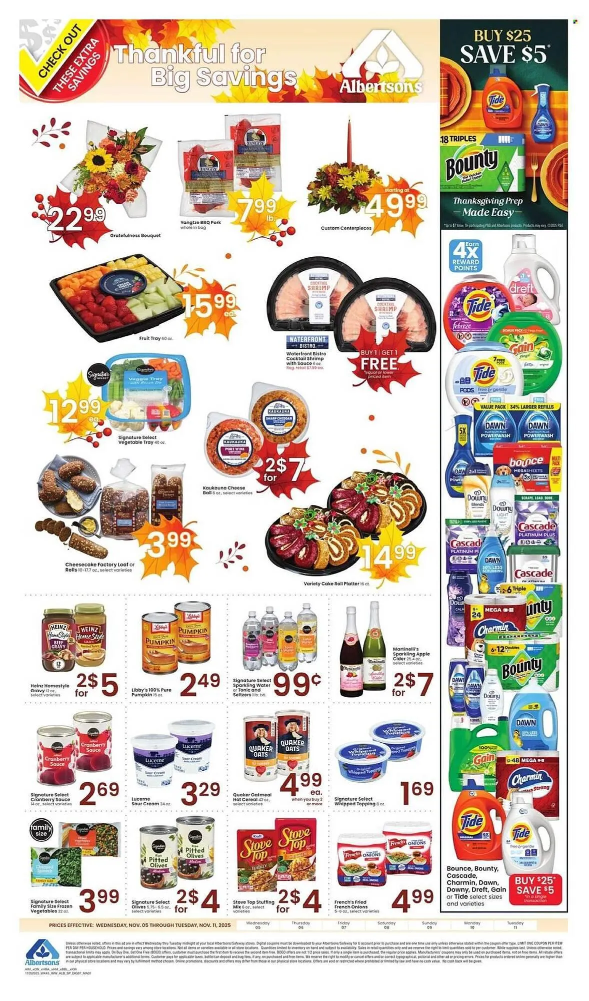Weekly ad Albertsons weekly ad from November 5 to November 11 2025 - Page 1
