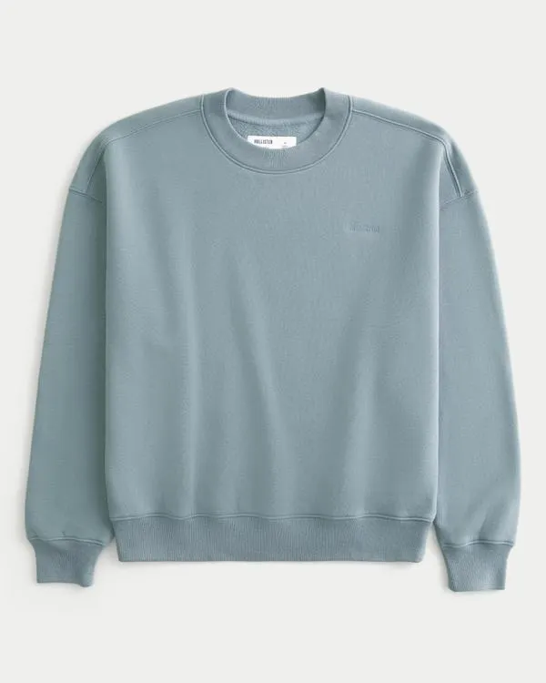 Boxy Logo Crew Sweatshirt