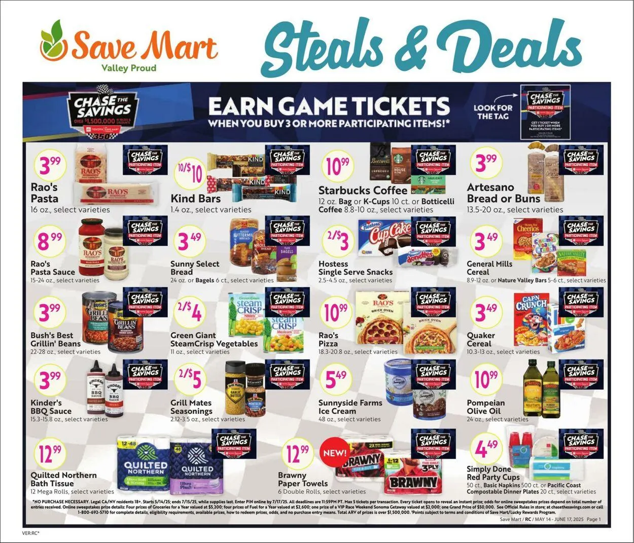Weekly ad Save Mart Current weekly ad from May 14 to June 17 2025 - Page 1