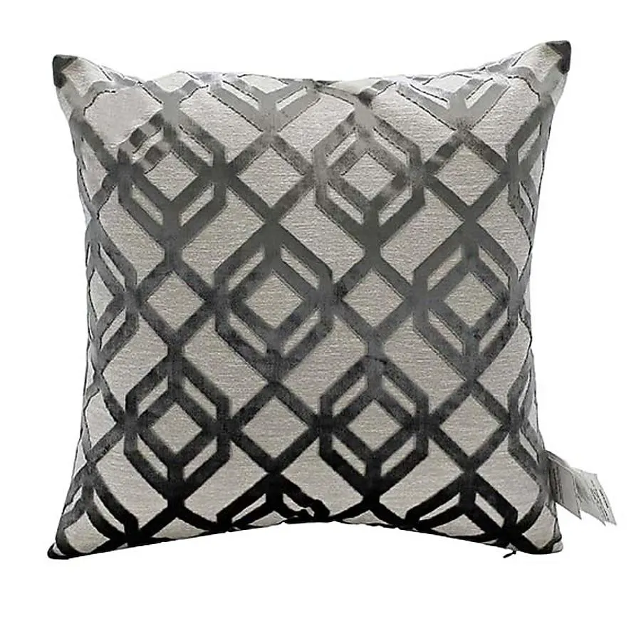 Origin 21 20-in x 20-in Gray Square Indoor Decorative Pillow