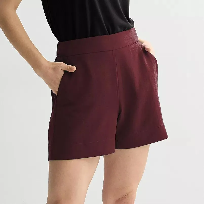 Women's Nine West Pull-On Easy Shorts