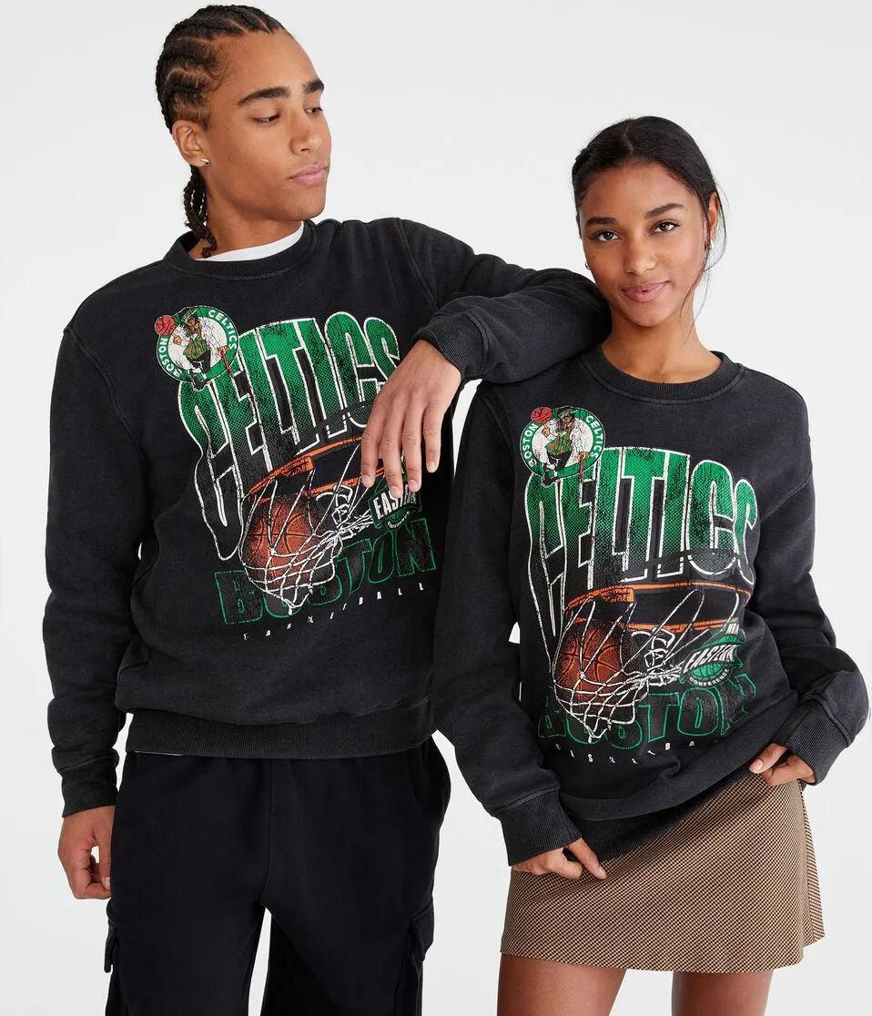 Boston Celtics Net Crew Sweatshirt