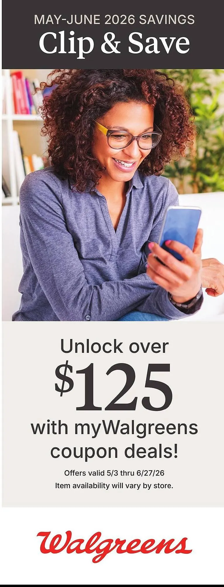Weekly promotion Walgreens weekly ad spanning from May 3 to May 30 2026 - Page 6 for Catalogue 365