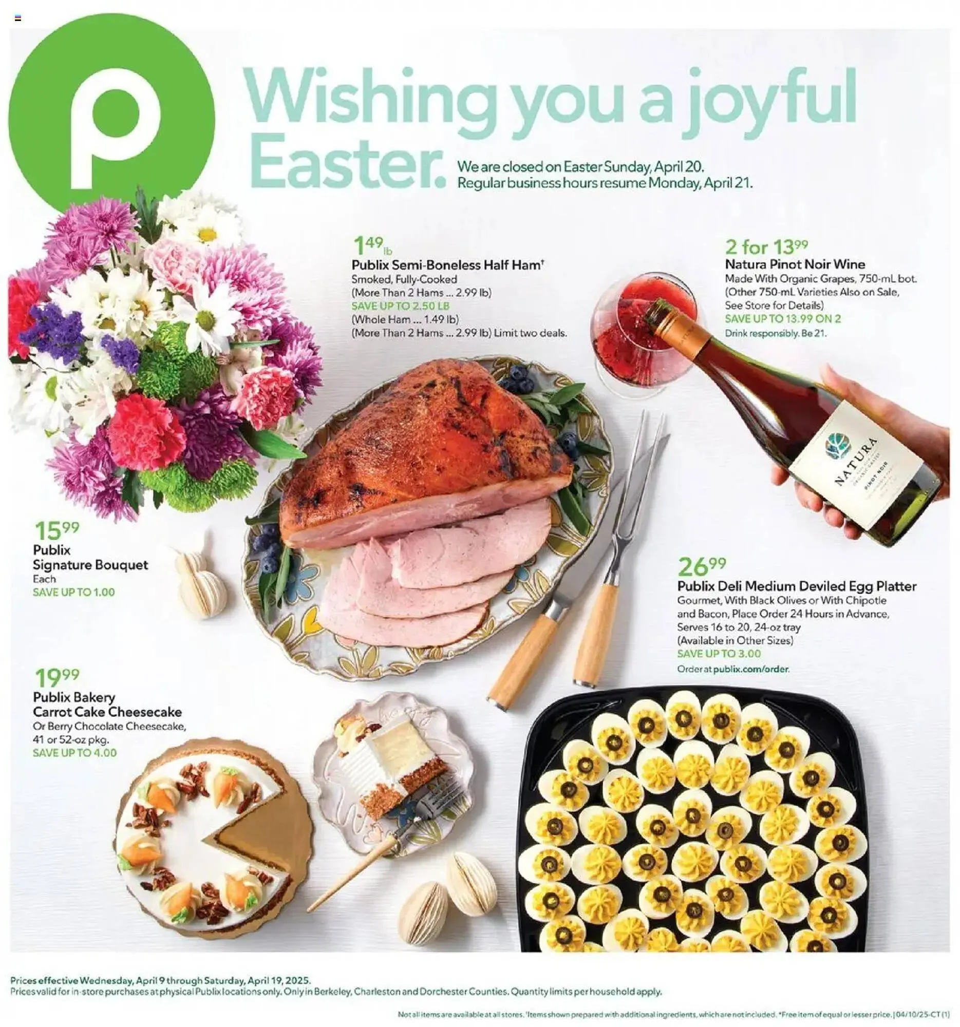 Weekly ad Publix Weekly Ad from April 9 to April 19 2025 - Page 1