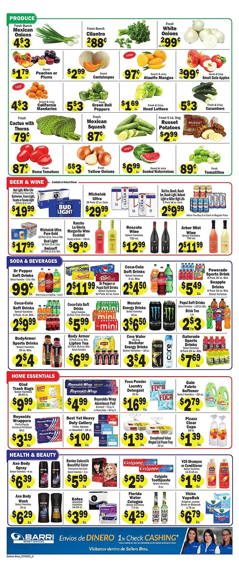 Weekly ad Sellers Bros Weekly Ad from July 2 to July 8 2025 - Page 4