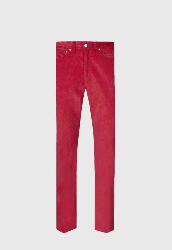 Cotton Five Pocket Corduroy Pant
