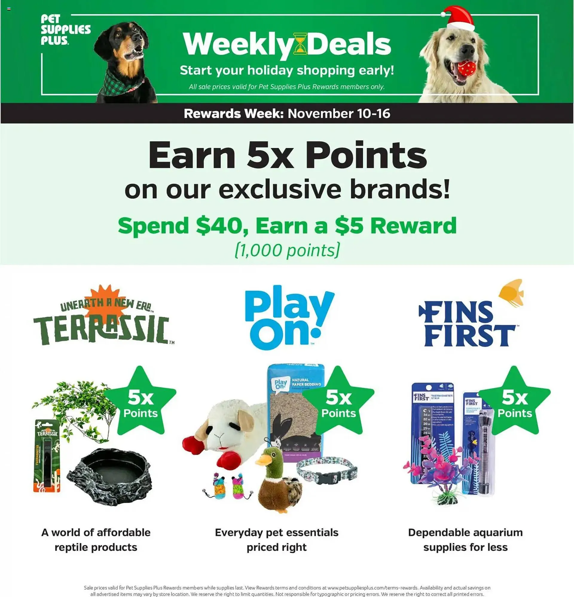 Weekly ad Pet Supplies Plus flyer from November 10 to November 17 2025 - Page 1