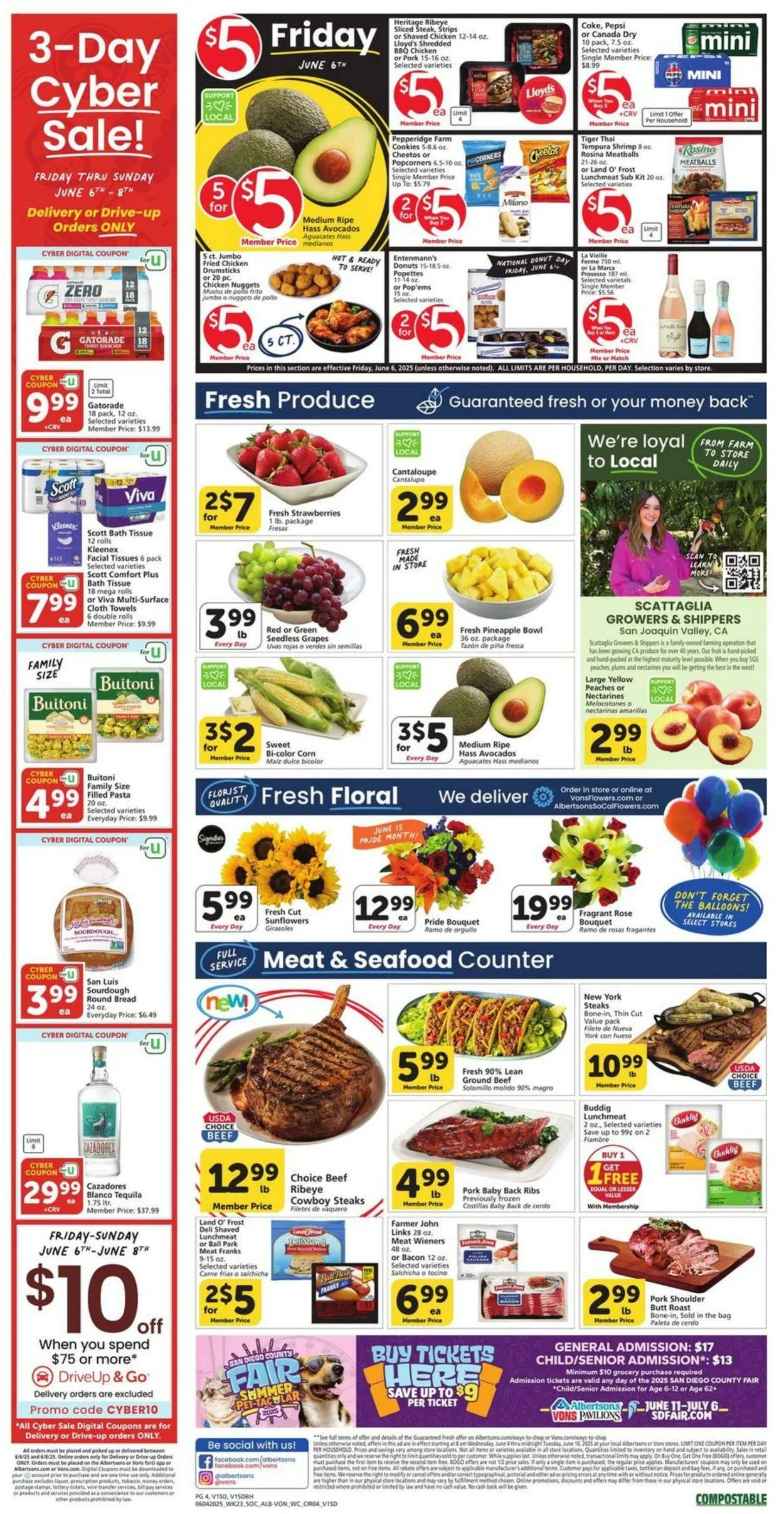Weekly ad Vons Current weekly ad from June 4 to June 10 2025 - Page 3