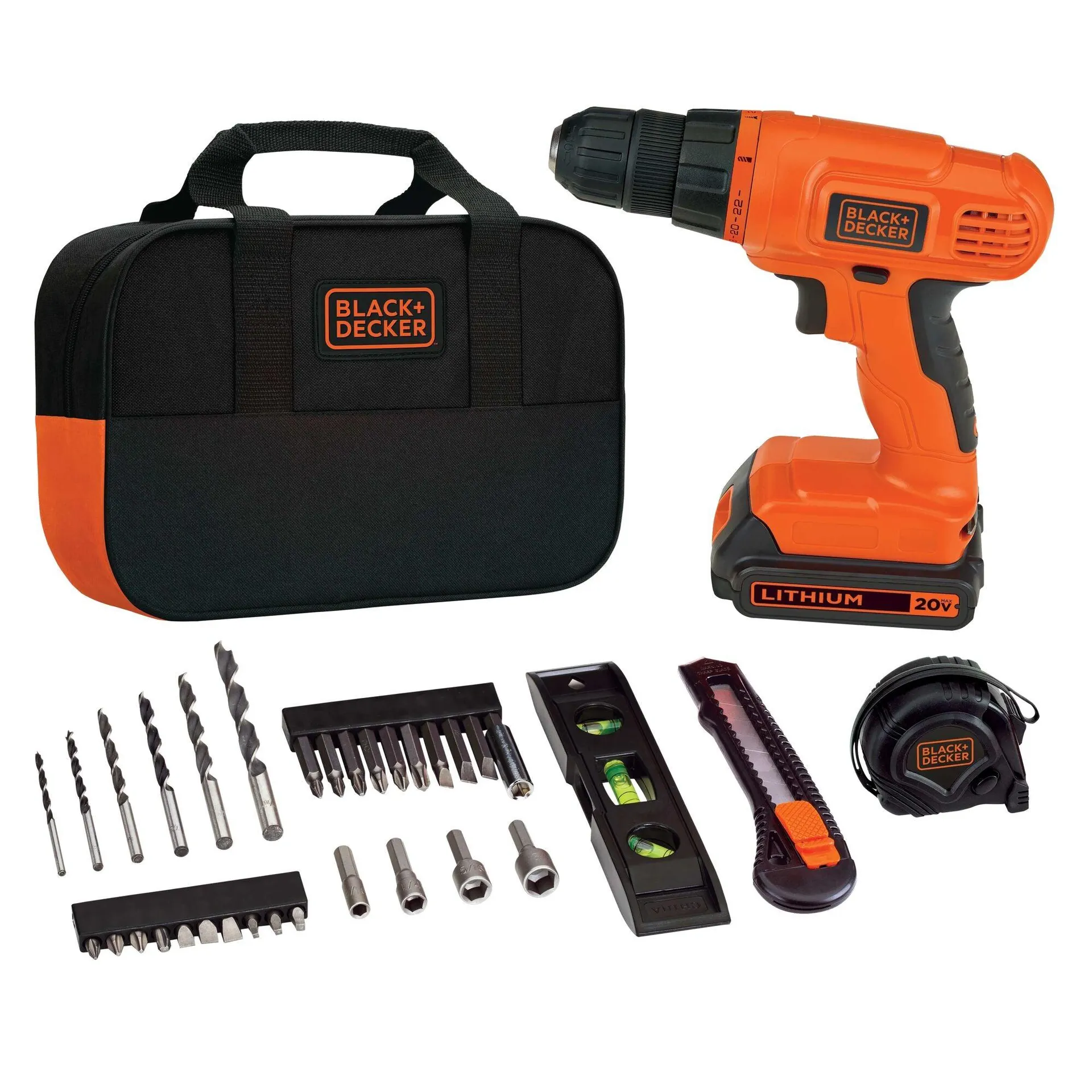 35 pc. 20V MAX* Cordless Drill/Driver Project Kit