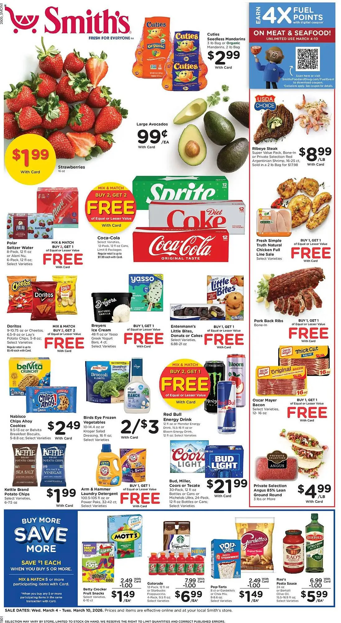 Weekly ad Smith's weekly ad from March 4 to March 11 2026 - Page 1