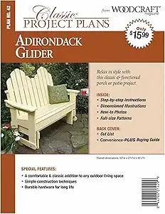 Adirondack Glider - Paper Plan - Material Not Included
