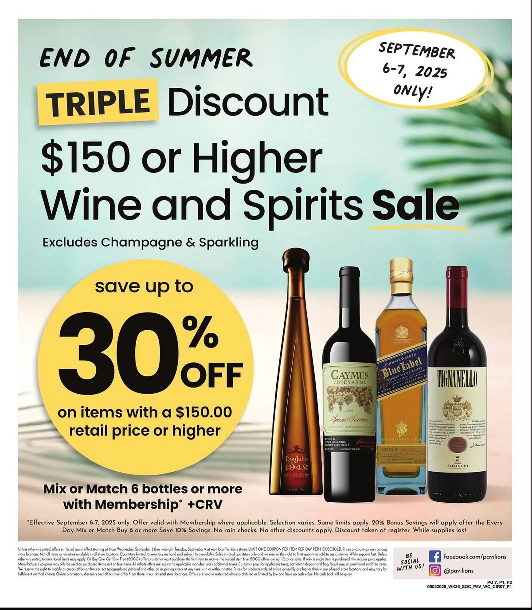 Weekly ad Pavilions weekly ad from September 3 to September 9 2025 - Page 7