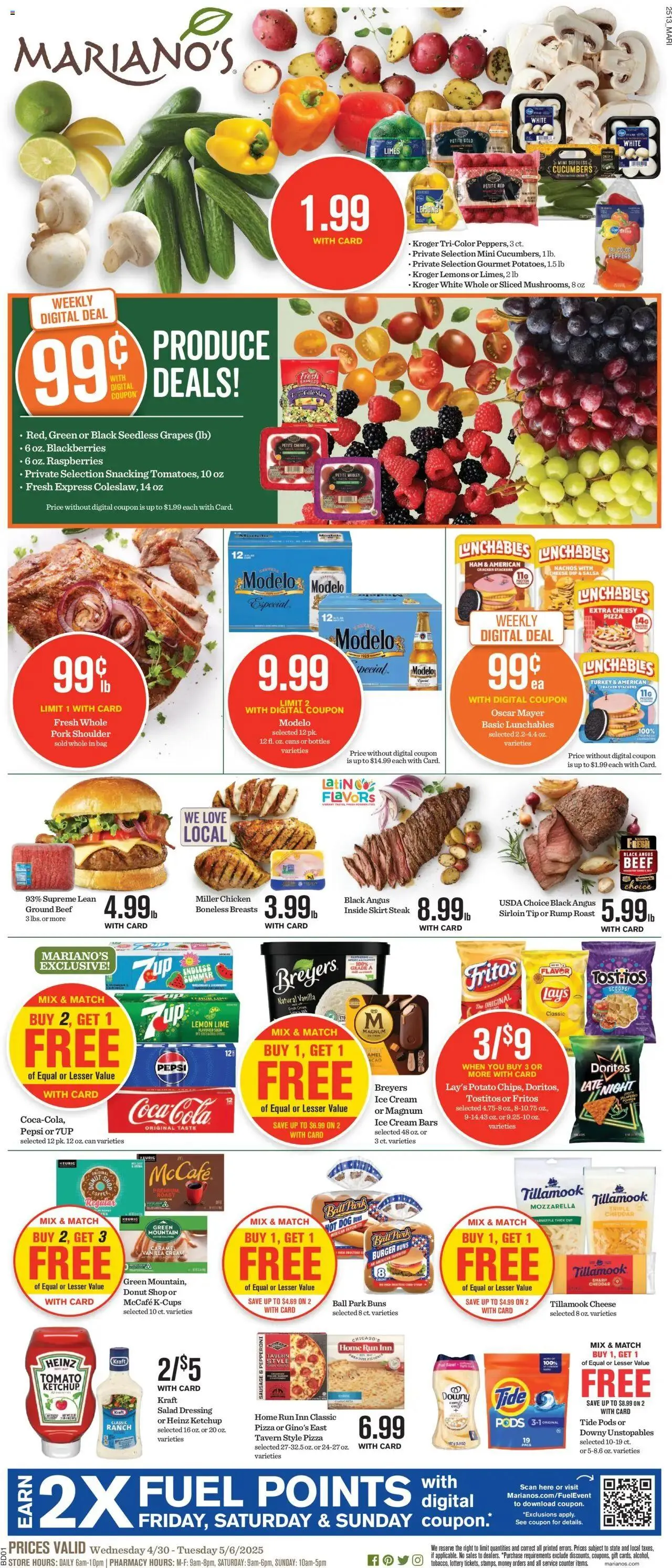Marianos Weekly Ad - 1