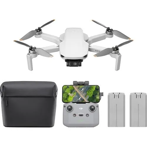 DJI DJI Mini 4K Camera Drone Combo (62-min) With Case and Extra Battery - Open Box