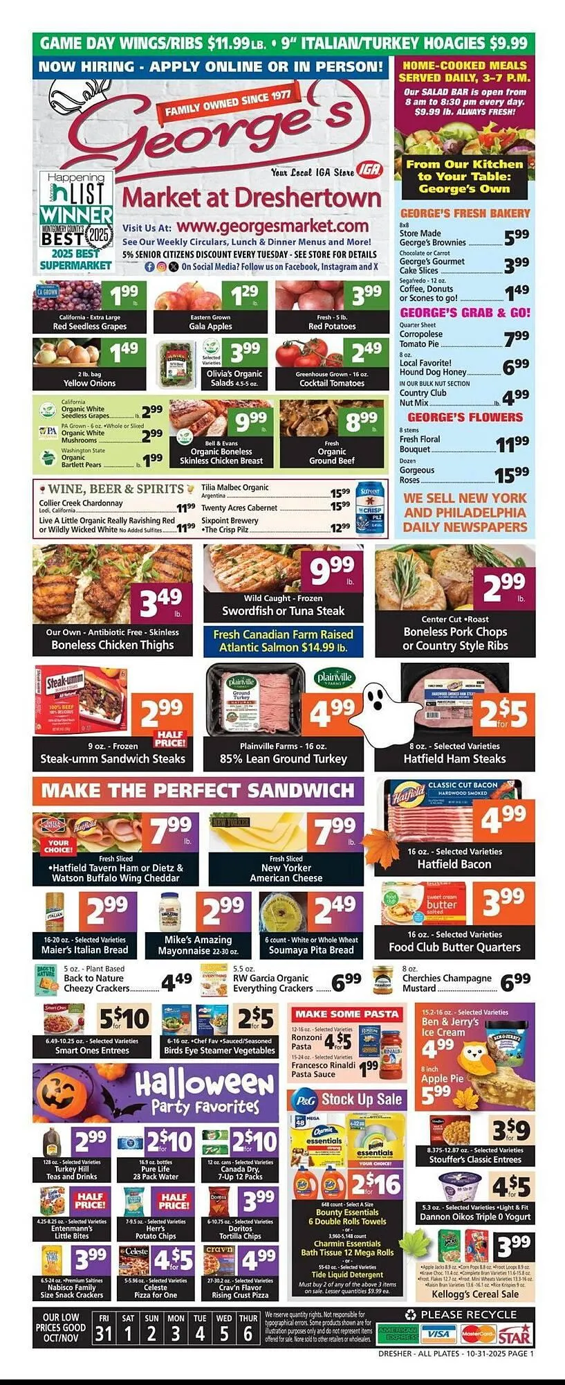 Weekly ad George's Market weekly ad from October 31 to November 6 2025 - Page 1