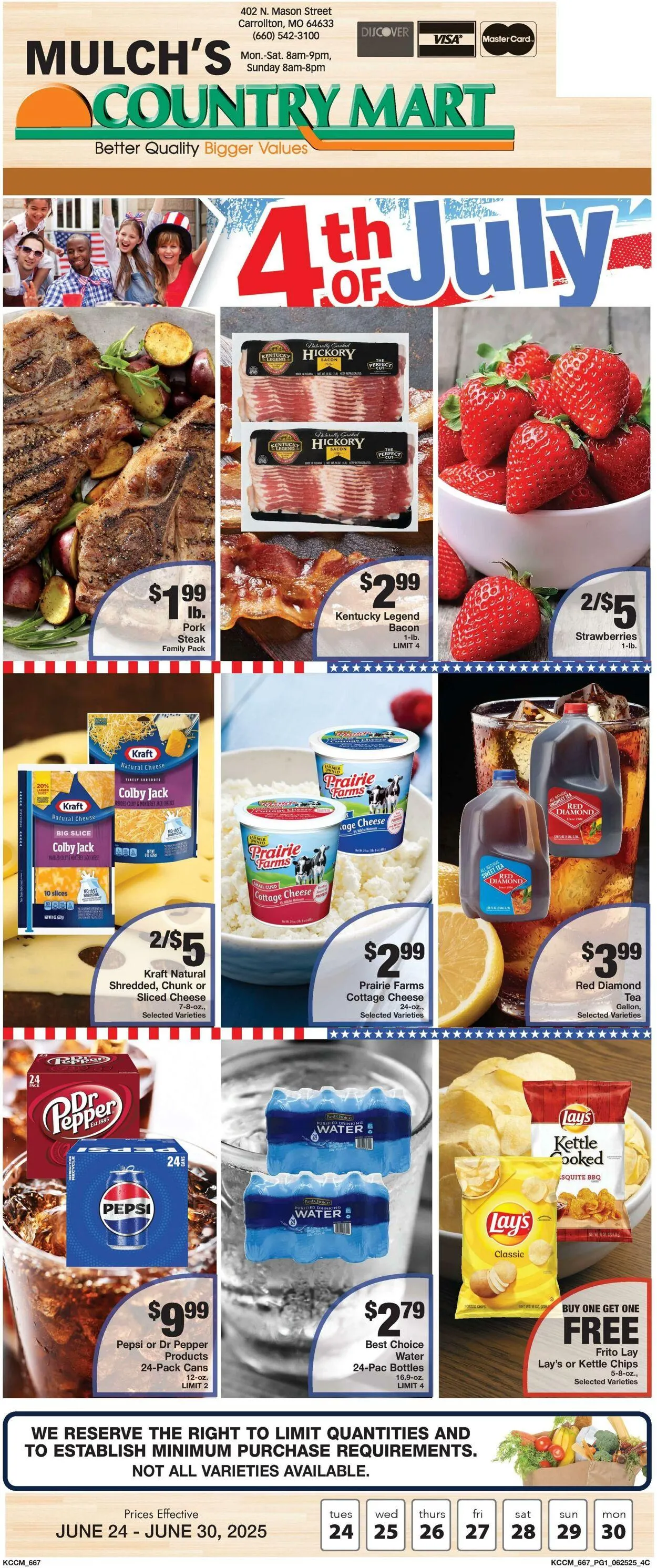Weekly ad Country Mart from June 24 to June 30 2025 - Page 1