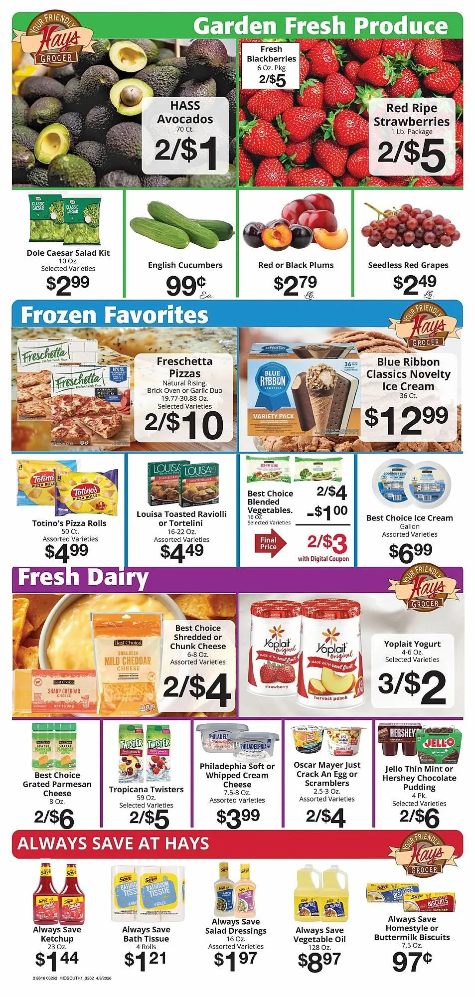 Weekly ad Hays Supermarket weekly ad from April 8 to April 14 2026 - Page 4