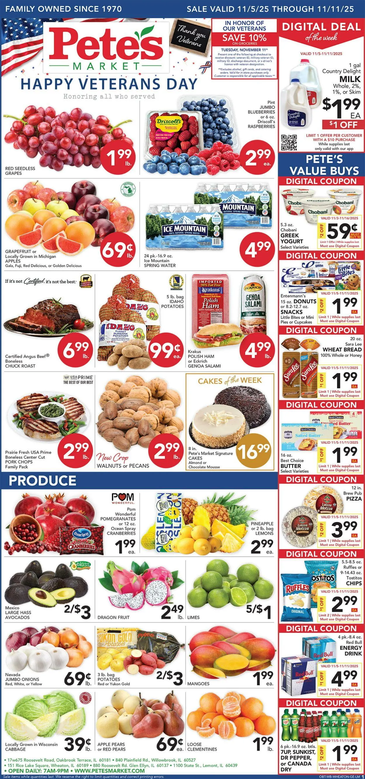Weekly ad Pete's Fresh Market Current weekly ad from November 5 to November 11 2025 - Page 1