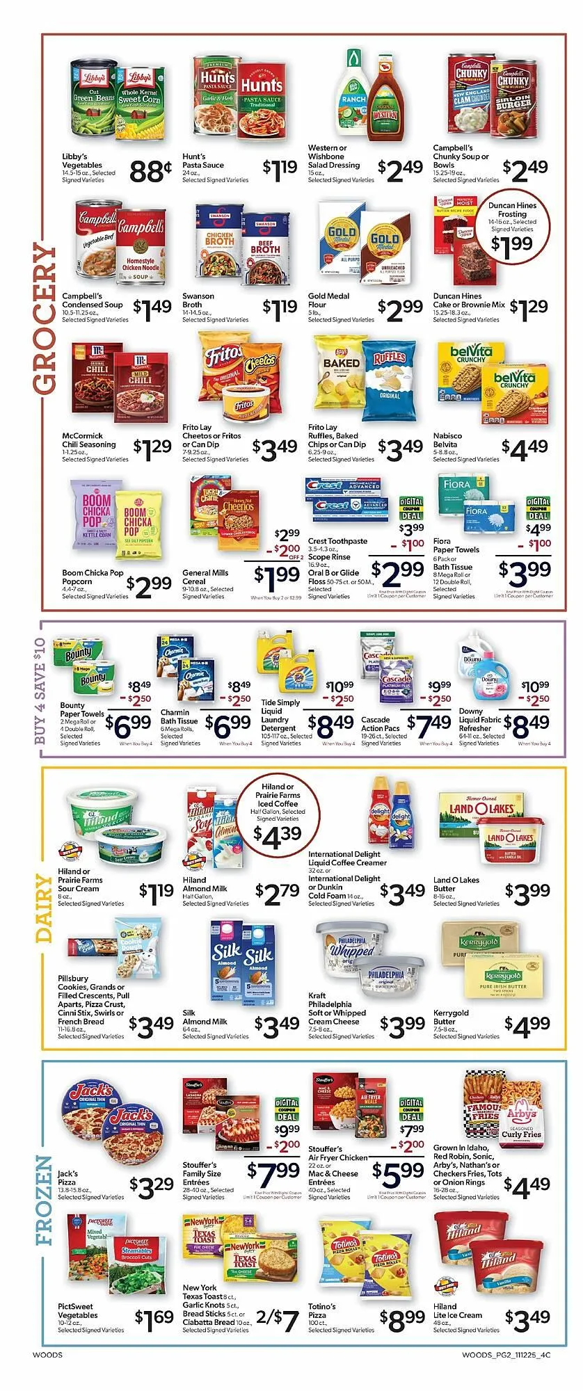 Weekly ad Woods Supermarket weekly ad from November 12 to November 18 2025 - Page 2