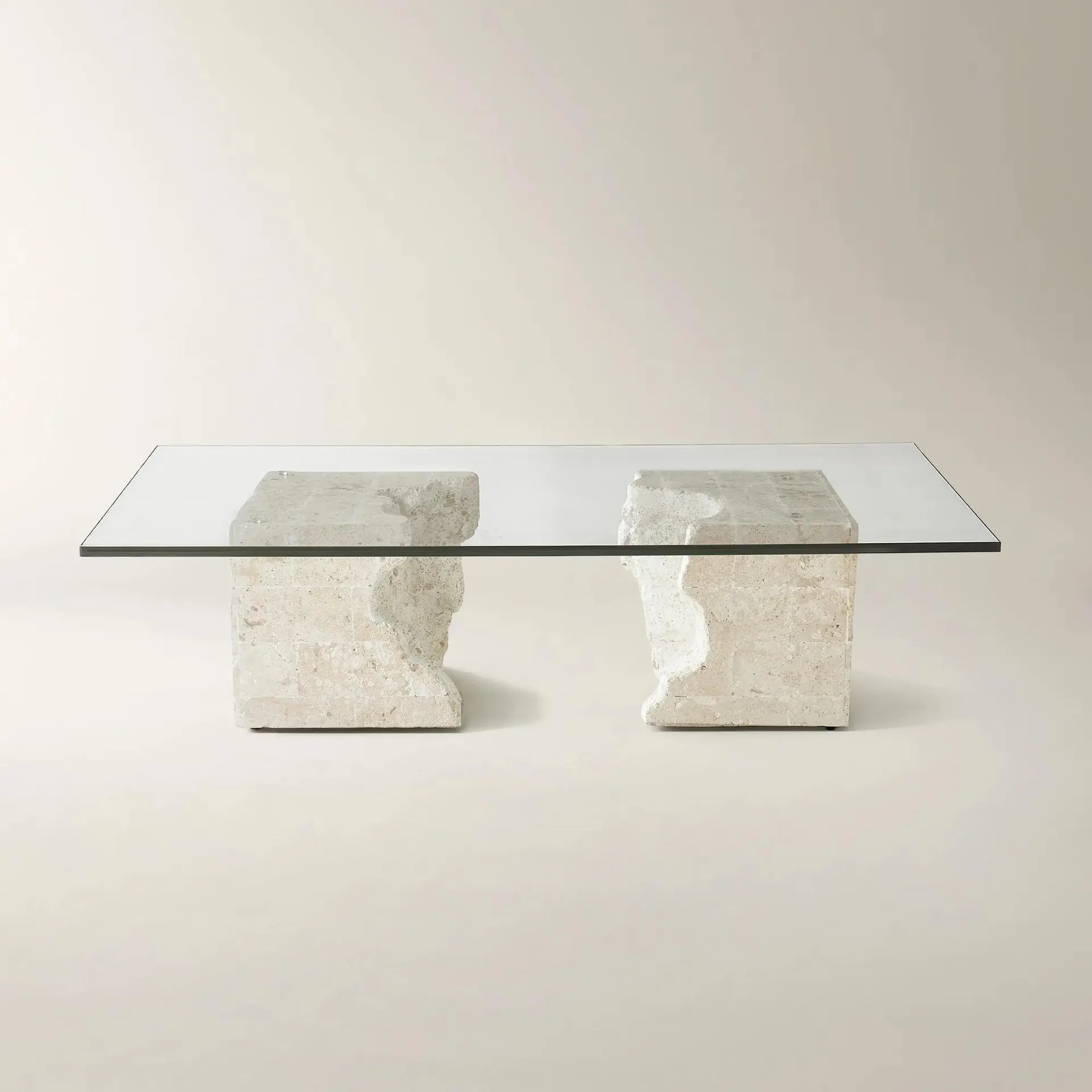 Cairo Mactan Stone Coffee Table (63"-70.87")