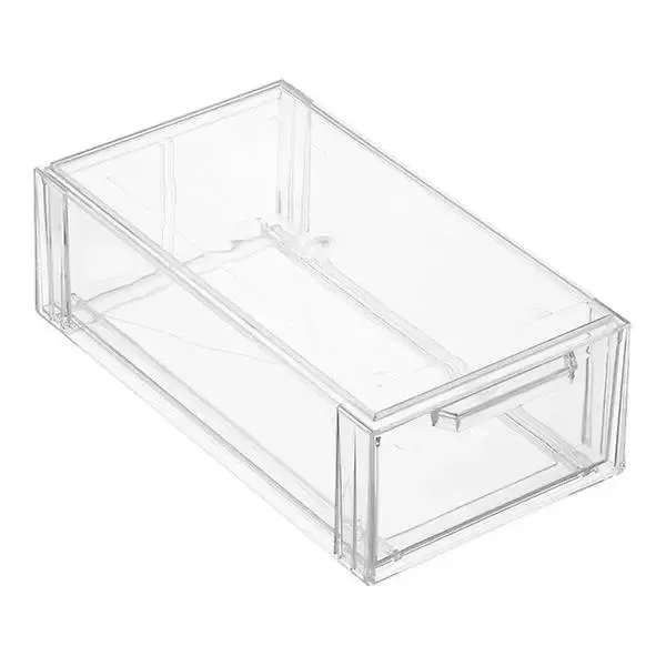 The Container Store Clearline Stackable Small Shoe Drawer