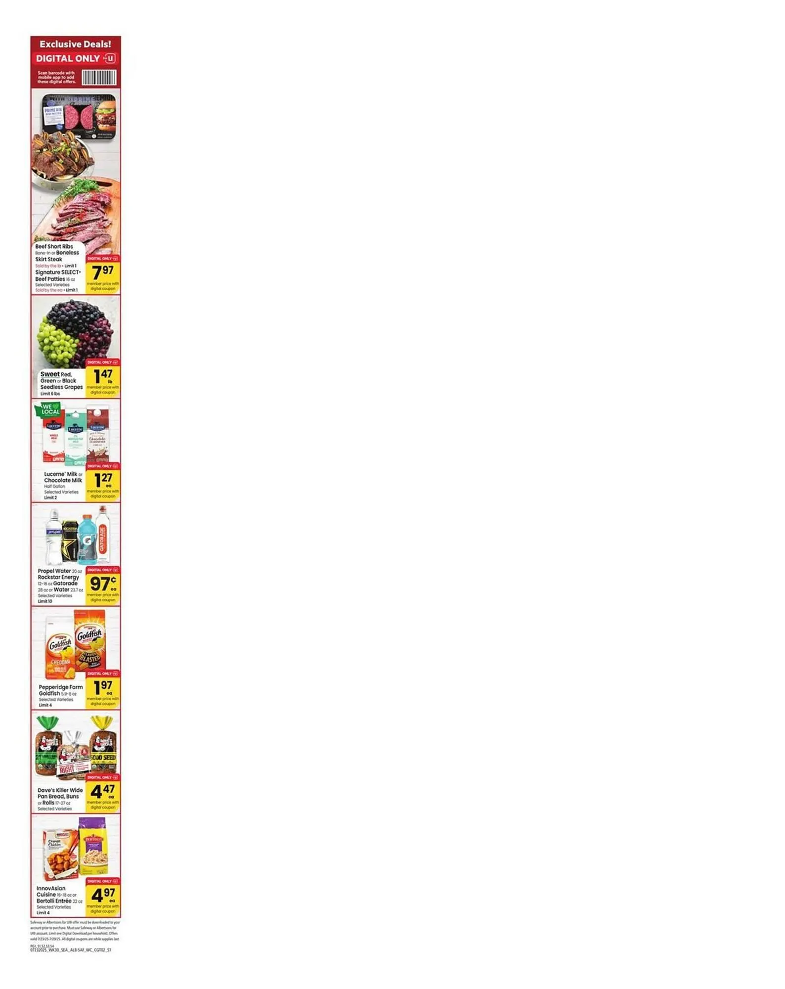 Weekly ad Albertsons Weekly Ad from July 23 to July 29 2025 - Page 2